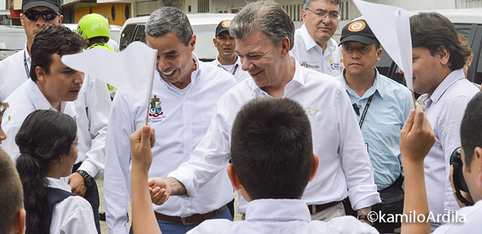 Visita del presidente Santos al Caquetá. Fotografía KamiloArdila